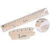 Wooden Ruler 20 cm - School Gift Mermaid with Name