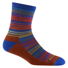 Darn Tough Vermont Zebra Canyon Micro-Crew Hiking Socks for Boys, Marine,Small - Lightweight Cushioned Boys Socks