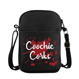 PYOUL Coochie Cork Tampon Crossbody Bag Tampon Organiser Tampon Bag Funny Sling Bag Funny Gift for Friends, Coochie Corks Cb Eu