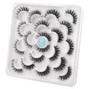 DYSILK Mink Eyelashes Strip Lashes - D Curl Lashes 10