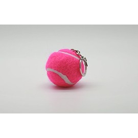 Price - Schlüsselanhänger "Tennisball" ( 1 schlichter Schlüsselanhänger mit Filz)