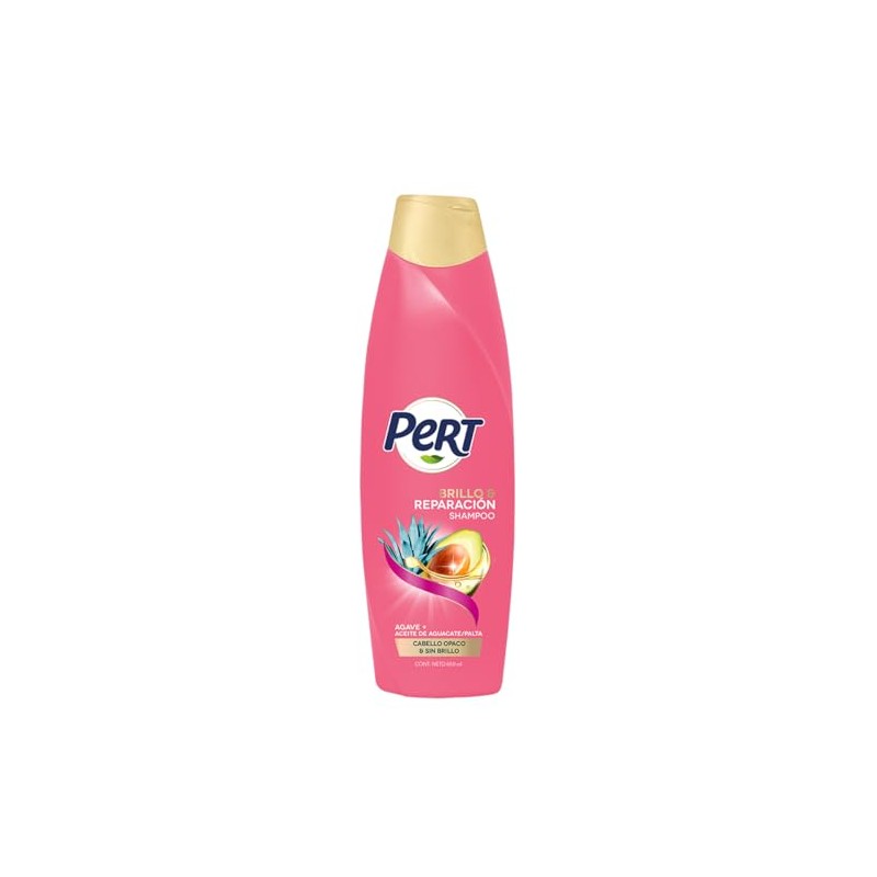 PERT, Shampoo Agave y Aguacate, cabello naturalmente hermoso de la