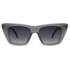 SOJOS Mujeres Gafas De Sol Grande Gris Lechoso/Gris