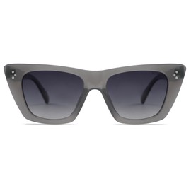 SOJOS Mujeres Gafas De Sol Grande Gris Lechoso/Gris