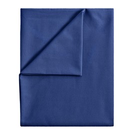 NatureMark Basic Bettlaken - weiches und pflegeleichtes Betttuch aus 100% Baumwolle ohne Gummizug Haustuch viele Größen und Farben Größe: 180x275 cm, navy blau