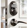 Veise Keyless Entry Door Lock with 2 Lever Handles -