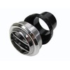 Indash Round Chrome Vent/Louver for 2" Duct Hose #32-13