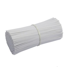 Plastic Twist Ties for Bags,4.7 Inch Cable Bread Ties Reusable Plant Wire Twist Tiesfor Household and Office Use (White 500pcs, 500pcs)