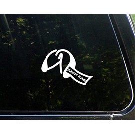 Hungry Again (Fortune Cookie) -5-1/4" x 3-3/4" - Vinyl Die Cut Decal/Bumper Sticker for Windows, Cars, Trucks, Laptops, Etc.
