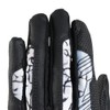 UA Clean Up Batting Gloves 6001310 (002), Black, White, Black,