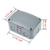 KCMYTONER Weatherproof Junction Box Square Electrical Project Enclosure with 20mm