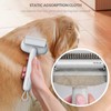Taomypets Self Cleaning Grooming Brush for Shedding Pets Rake Gently