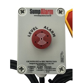 Back Up Battery 12V DC in/Outdoor High Water Alarm for DC/Battery Back-up Septic/Sump/Pond Pumps/Solar Installations