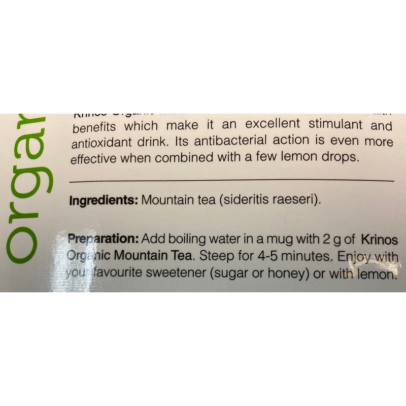 Krino's Organic Mountain Tea 56 g