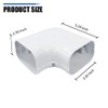 3'' Width Flat Elbow, Mini-Split Line Set Cover Accessories for