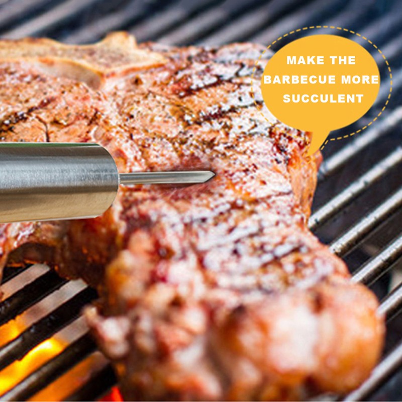 Meat Marinade Injector 304 Stainless Steel 3 Needles Sauce Seasoning