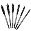 6Pcs Auger Bits Wood Cutting Spur Brad Point Twist Drill