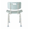 Medline Shower Chair Bath Bench with Back, Supports up to