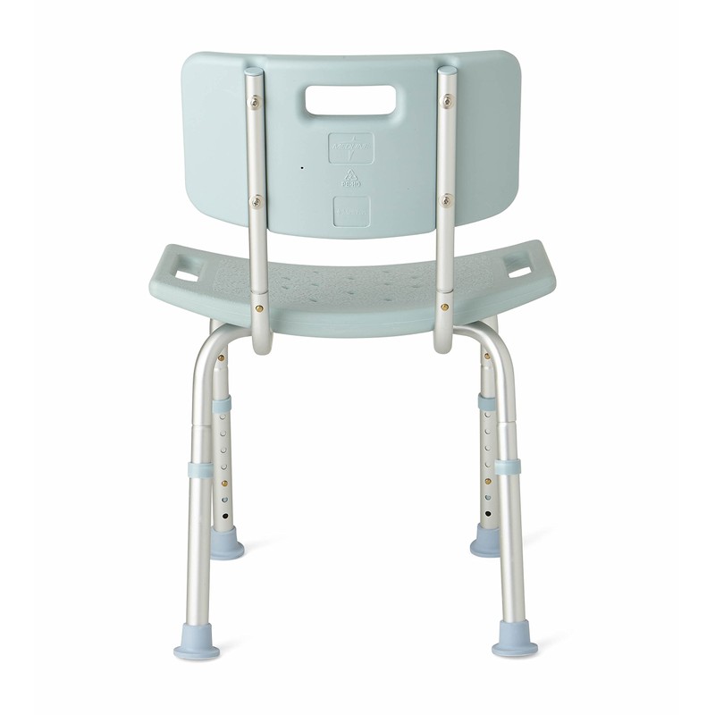 Medline Shower Chair Bath Bench with Back, Supports up to