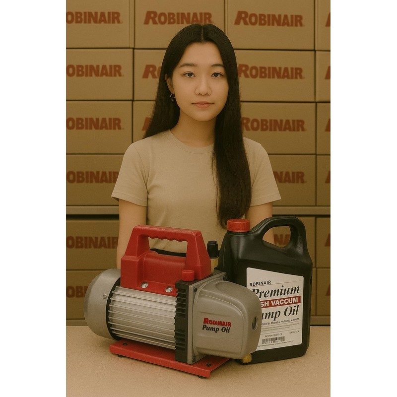 Robinair 13204 Premium High Vacuum Pump Oil - 1 Gallon