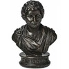 Miniature Emperor Hadrian Bronze Bust 6.3 x 4.4 cm
