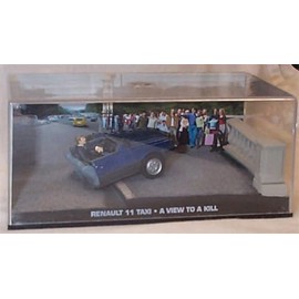 JAMES B0ND 007 A VIEW T0 A KILL half 11 taxi film scene car 1:43 scale diecast model