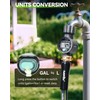 RAINPOINT Water Flow Meter, ±5% Accuracy, Measure Consumption and Flow