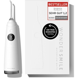 WonderSmile Wondersmile Munddusche PRO - Testsieger 2024-100 Tage risikofrei testen - SmoothFlow-Technologie für optimale Zahn- & Zahnfleischpflege - mit 5 Modi - PowerAkku mit bis zu 30 Tagen Laufzeit
