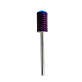Spontaneous Beauty Premium Safety Nail Carbide Smooth Round Top 3/32" Shank (Medium - M, Purple - Large Barrel)
