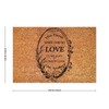 DecStic Dear Friends,Since God So Loved Us Coir Doormat Bible