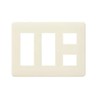 Panasonic WN6708W Simple Fireproof Modern Plate for 8 Plates, Milky