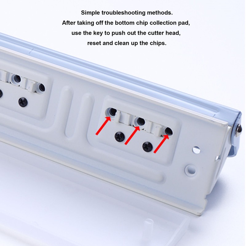 9 Hole Punch White Manual 8 Sheet Capacity DIY Hole