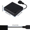 AEDIKO 2pcs 4 AA Battery Holder USB Switch 6V USB