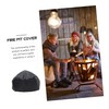 Levemolo Fire Pit Cover Outdoor Stove Protector Heavy Duty Patio