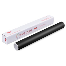 ANT Matte Black, 24" x 15’, Permanent Vinyl Roll, Adhesive Vinyl Roll, for DIY Project, Decal, Sticker, Compatible with Cricut, Cameo, Silhouette, Weather-Resistant