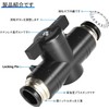 TAILONZ PNEUMATIC 6mm OD Ball Valve Air Flow Control Valve