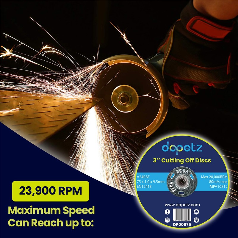 Dapetz ® 25 Pieces of Cut-Off Discs, The Ultra-Thin Metal