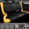 CAR PASS Leather Seat Covers, Breathable Universal Car Seat Cover