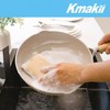KMAKII Bamboo Kitchen Sponges Dish Sponges Natural Cleaning Sponges Beige
