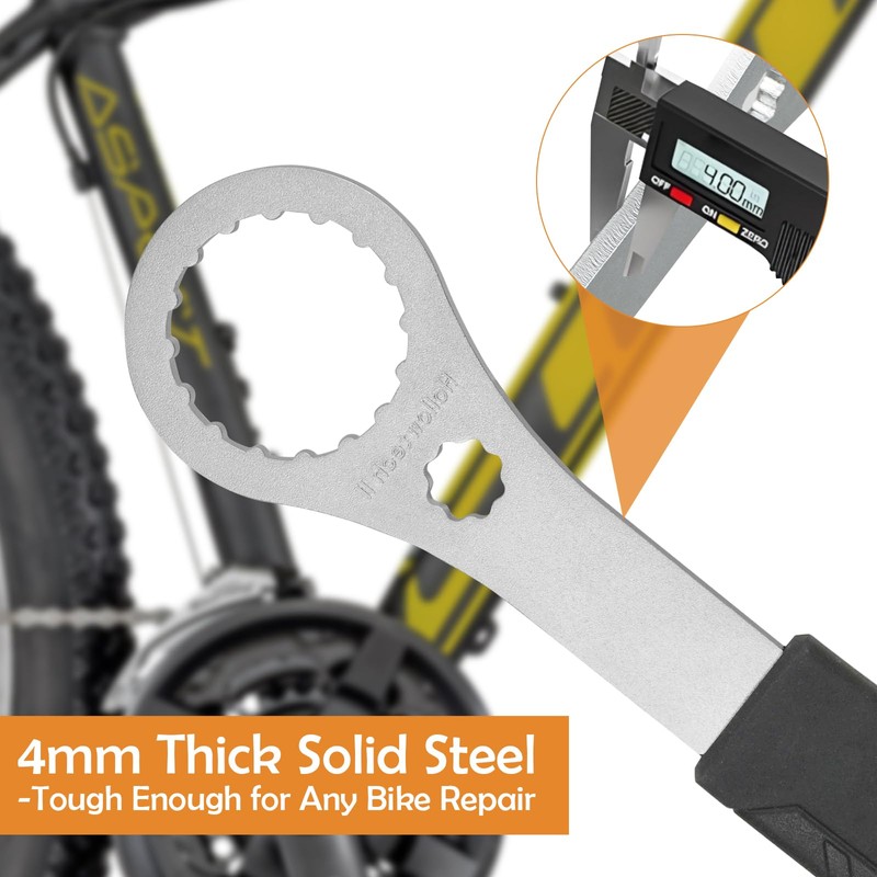 TayBong Bottom Bracket Tool with Adapters for Shimano Hollowtech II/BB9000/BBR60,