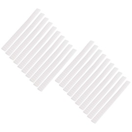 Lizusidtsy 20 PCS Cosmetic Make Up Brushes Guards Mesh Protectors Cover Sheath Net White