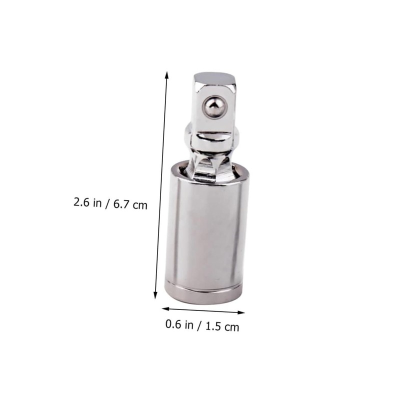 jojofuny 3pcs Drive Joint Socket Adapter Set Universal Swivel Socket