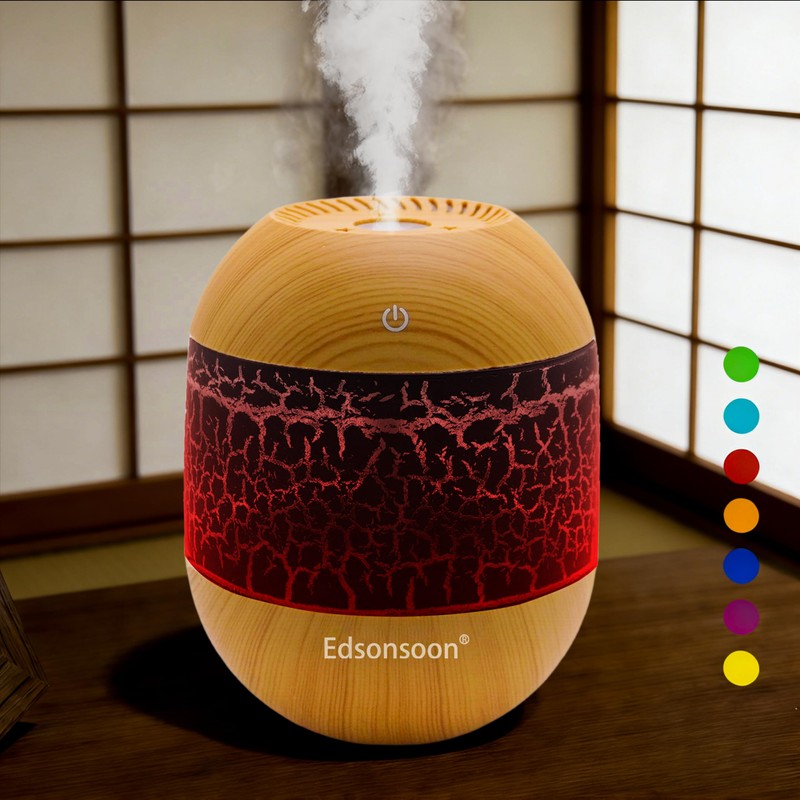 Essential Oil Diffuser for Home, Ultrasonic Aroma Diffuser with Volcano