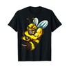 Cute Cartoon Bee Character Illustration For Kids T-Shirt