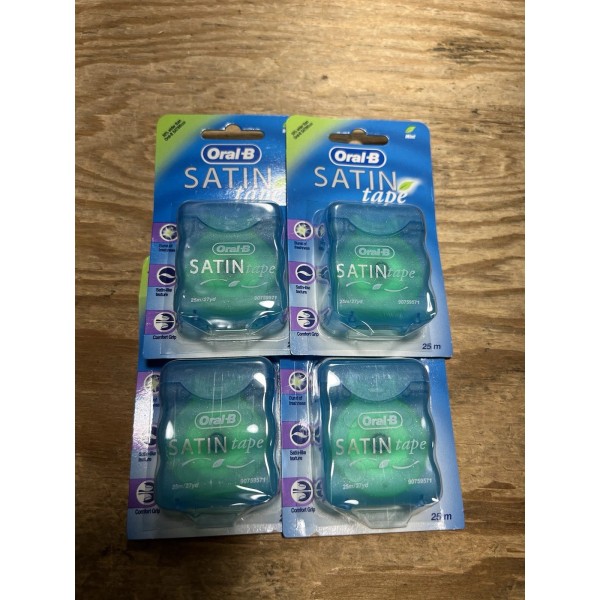 Oral-B Complete Satin Tape Dental Floss Mint Flavor 1 Count