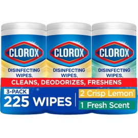 Clorox Disinfecting Cleaning Wipes Variety Pack, 75 Count Each, Pack of 3 (Package May Vary)