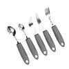 5pcs Bendable Adaptive Utensils Weighted Easy Grip Stainless Steel Special