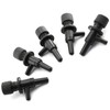 DGZZI Aquarium Air Pump Valve 5PCS Black 2 Way Fish