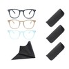 MODFANS Women Reading Glasses Men Matte Readers,Lightweight Glossy Frame Flexible