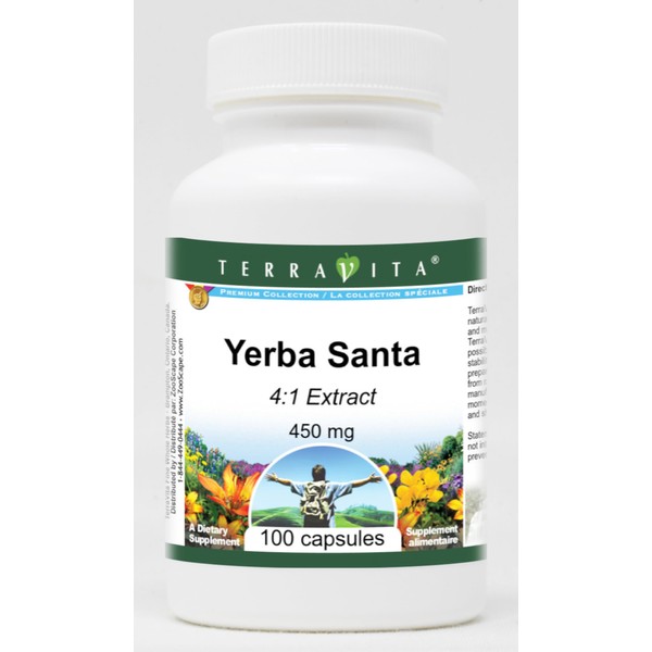 Yerba Santa 4:1 Extract - 450 mg (100 Capsules, ZIN:
